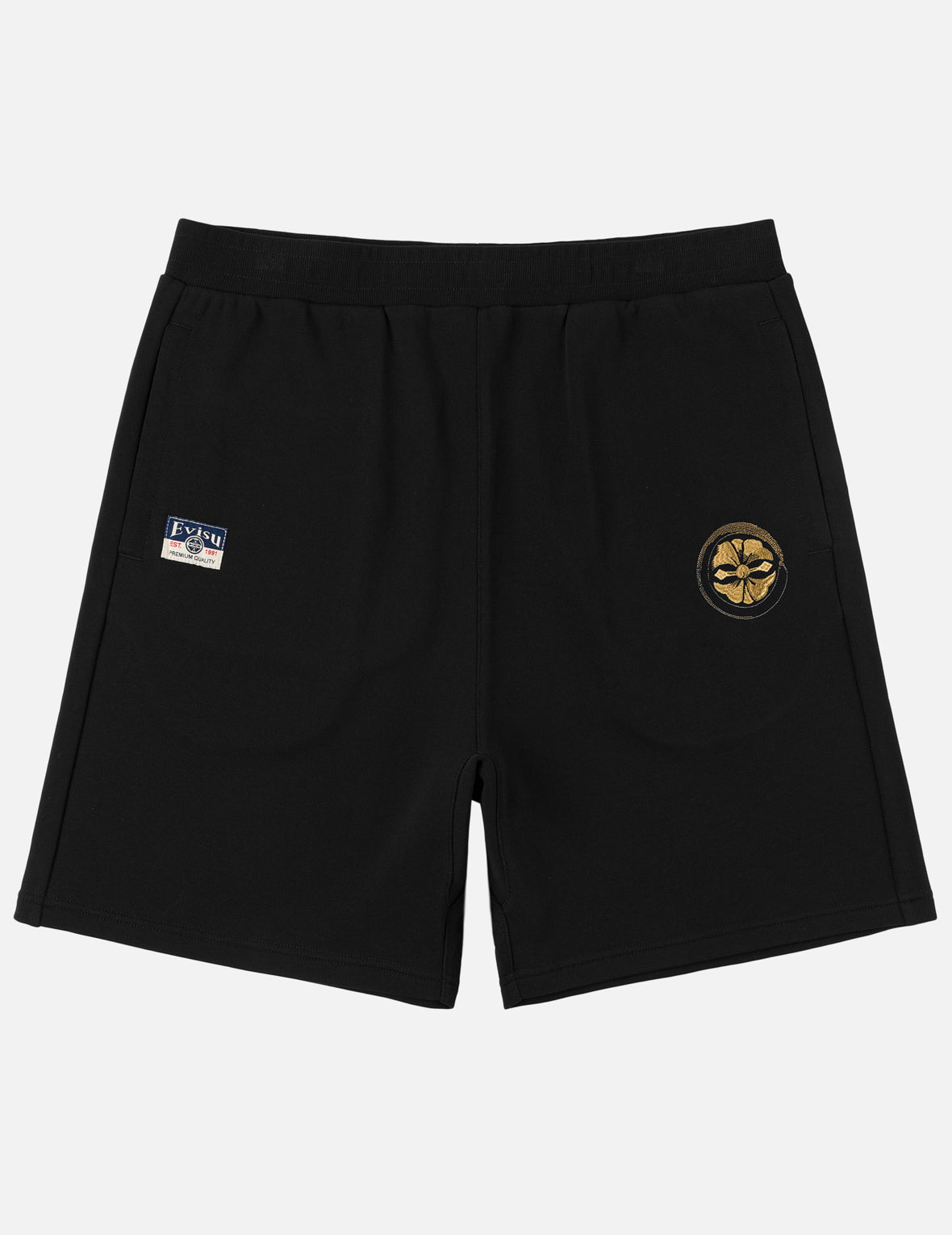 Kamon and Logo Embroidery Sweatshorts